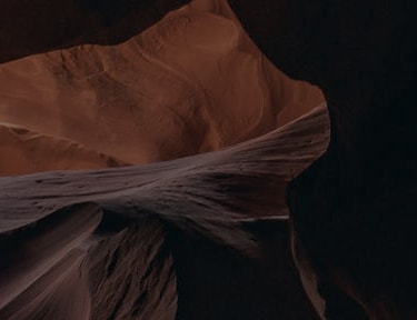 Sand dunes at dusk